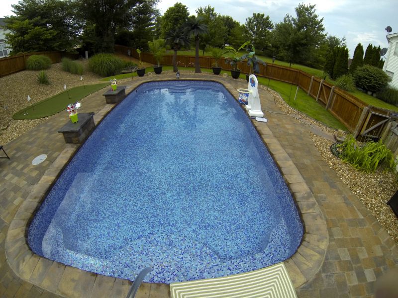 Poolside Concrete Paving